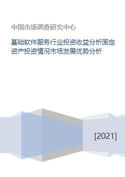 基礎(chǔ)軟件服務(wù)行業(yè)投資分析 市場優(yōu)勢、固定資產(chǎn)與發(fā)展機(jī)遇